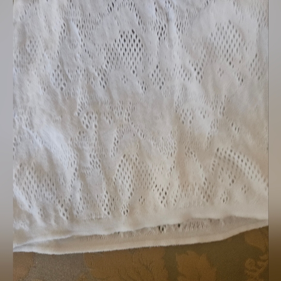 NWOT Out From Under Urban Outfitters See Through Knit Long Sleeve White Top - Picture 6 of 15